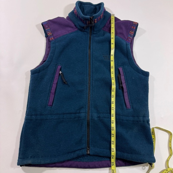 Mountain Hardwear Vintage Fleece Vest Full Zip Aztec Print - Picture 6 of 6